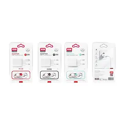 Зарядний пристрій XO L99 USB 12W + cable USB to Lightning white (L99-L-WH) - мініатюра 4