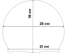 Доросла Шапочка для плавання Renvo Garda Синій Уні OSFM (2SC1201-04) - мініатюра 2