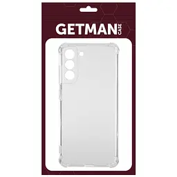 TPU чохол GETMAN Ease logo посилені кути Full Camera для Samsung Galaxy S21 FE Безбарвний (прозорий) - мініатюра 4