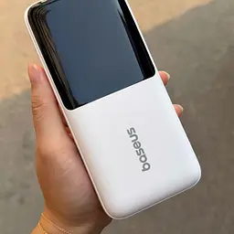 Зовнішній акумулятор Baseus EnerFill Power Bank 20000mAh 22.5W із 2 вбудованими кабелями USB-C + iP білий - мініатюра 4