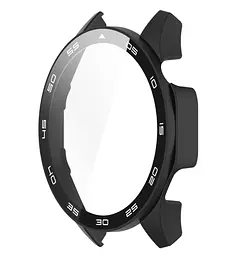 Чохол-накладка DK Пластик Soft-Touch Glass Full Cover для Huawei Watch GT 4 46mm black - мініатюра 3