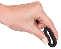 Ерекційне кільце Black Velvets Cock Ring 2.6 см чорний - мініатюра 9