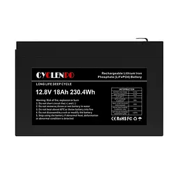 Акумуляторна батарея літій-залізо-фосфатна 12.8В 18Аг Cyclen 12.8V 18AH LiFePo4 (44-00077) - мініатюра 3