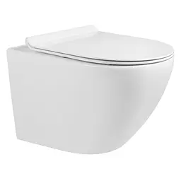 Унітаз підвісний вкороченний Volle Amadeus 13-06-055M з кришкою Soft Close Slim, Білий