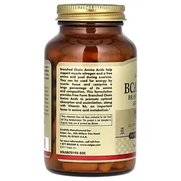Амінокислоти BCAA плюс Solgar 100 капсул - мініатюра 2