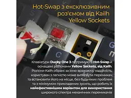Клавіатура Ducky One 3 Mini Cherry MX Brown RGB UA USB Black (DKON2161ST-BUAPXCLAWSC1) - мініатюра 10