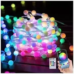 Гірлянда Sun Lamp Розумна світлодіодна музична 200 LED 20 м кульки Multi різнокольорові USB керування від смартфона