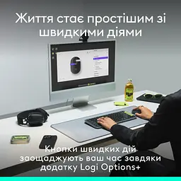 Комп'ютерна миша Logitech POP with emoji Graphite L910-007412 teh0022063 - мініатюра 2