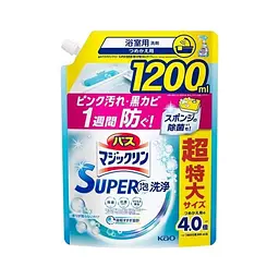 Японський засіб для ванної Kao Bath Magiclean Super без запаху, поповнення 1200 мл