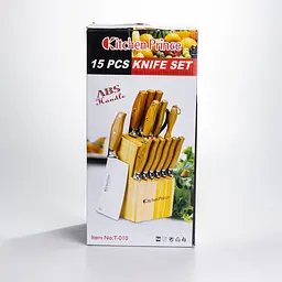 Набір кухонних ножів 14 предметів на підставці Yiwu T-010 - мініатюра 7