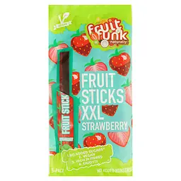 Жувальні цукерки Fruit Funk Fruit Stic XXL Strawberry 100 г (5 шт. по 20 г)