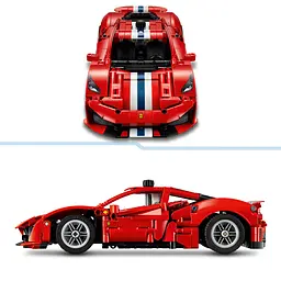 Конструктор LEGO Technic Автомобіль Ferrari 488 Pista 882 ел.(42235) - мініатюра 11