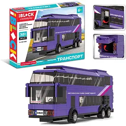 Конструктор iBlock Туристичний автобус 381 деталь PL-921-382