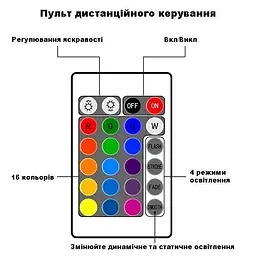 Лампа нічник настільна акумуляторна Remax Троянда Crystal Rose з RGB з пультом та RGB підсвіткою 16 режимів освітлення прозора - мініатюра 3