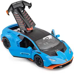 Колекційна металева модель автомобіля АвтоЕксперт Lamborghini Huracan STO з інерцією, світлом та звуком 1:24 - мініатюра 5