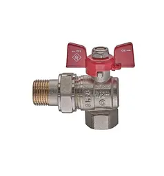 Кран кульовий з американкою Nolf classic 1/2" кутовий NFC.941-06 (NF3155) - мініатюра 2