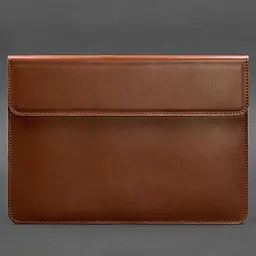 Шкіряний чохол-конверт BlankNote на магнітах для MacBook Pro 16" Світло-коричневий - мініатюра 4