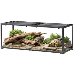 Тераріум Repti-Zoo Super Vision 360 120x45x45 см (RKE1204545) - скляний тераріум для рептилій та амфібій - мініатюра 2