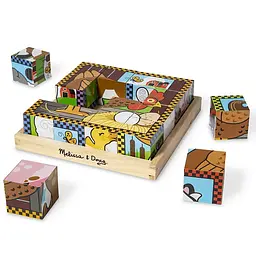 Кубики Melissa&Doug Ферма 16 елементів (MD775) - мініатюра 5