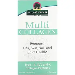 Мультиколаген Nature's Answer Multi Collagen 90 капсул - мініатюра 2