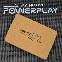 Блок для йоги PowerPlay PP_4006 з пробкового дерева Cork Yoga Block (PP_4006_Cork) - мініатюра 3