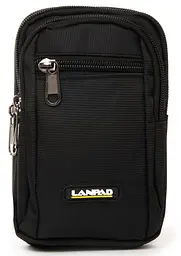 Сумка чоловіча Lanpad тканинна Чорний (LAN6195 black) - мініатюра 1