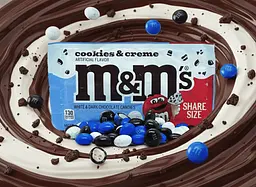 Драже M&M's Cookies & Creme White & Dark Chocolate 80.2г - мініатюра 7