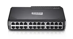 Комутатор Netis NIST3124P, 24x10/100 Mb/s, 2хSFP пластиковий корпус, некерований