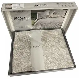 Комплект постільної білизни Soho Natural Harmony двоспальний бежевий (1233К) - мініатюра 2