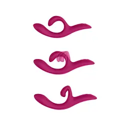 Смарт вібратор-кролик We-Vibe Nova Fuchsia, ергономічний, регульований кут нахилу стовбура - мініатюра 3