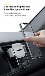Автомобільний утримувач холдер Baseus Easy Control Clamp Car Mount Holder A Set - мініатюра 7