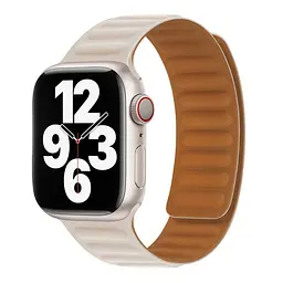 Магнітний ремінець Magnetic Soft Touch Apple Watch 49/Watch 45/Watch 44/Watch 42mm Starlight (37202_3610732)