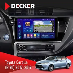 Штатна магнітола Toyota Corolla (E170) 2017-2019 Decker D10-009 4x64, DSP, 4G, 2k Decker (НФ-00009078)
