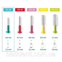 Набір міжзубних йоржиків Curaprox Prime Refill CPS 011 (без тримача), 8 шт - мініатюра 2