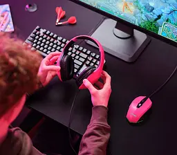 Гарнітура Trust GXT 415 ZIROX 3.5 мм рожевий (24992_Trust) - мініатюра 9