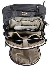 Дорожня сумка-рюкзак на колесах Airtex 560/3 64×41×25см M 42,6л Темно-сірий - мініатюра 11