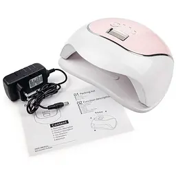 Лампа LED/UV гібрид SUN BQ-V5 MACAROON 120 Вт Pink