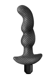 Анальна пробка з вібрацією 3-в-1 Spark Ignition Prv-02 Carbon Fiber - мініатюра 5