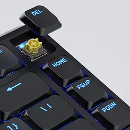 Клавіатура Keychron J1 82Key K pro Banana WL/BT/USB-A QMK Hot-swap EN/UKR RGB Black (J1-H4-UA) - мініатюра 5