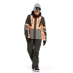 Куртка жіноча Rehall Evy Womens 2023 XS Сірий-Рожевий - мініатюра 4