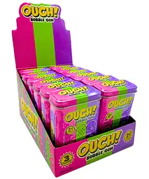 Жувальна гумка Ouch! Bubble Gum Assorted Flavour 21шт, 56.7г - мініатюра 6