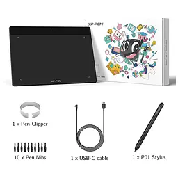 Графічний планшет XP-Pen Deco Fun Black (Deco Fun XS_BK) - мініатюра 3