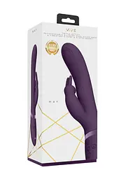 Вібратор-кролик Vive May G-Spot 22 см (фіолетовий) - мініатюра 8