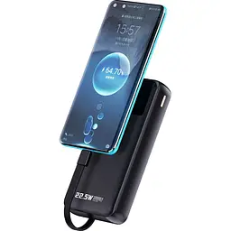 Павербанк Dudao Black 20 000 mAh / 22.5 Вт (6977196682430) - мініатюра 7
