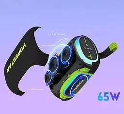 Портативна Bluetooth-колонка Hopestar H58 Чорний - мініатюра 2