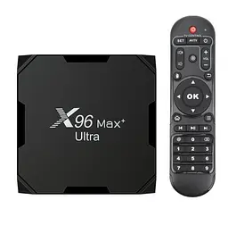 Смарт ТВ приставка X96 Android 11 SmartTV Box MAX Plus Ultra 4/32Gb 8K HDR - мініатюра 3