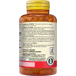 Риб'ячий жир та омега-3 Mason Natural 1000/600 мг 30 гелевих капсул - мініатюра 3