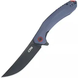 Ніж CJRB Gobi Чорний Blade, AR-RPM9 Steel, ц:сірий синій