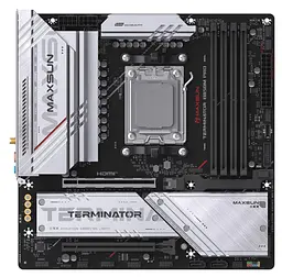 Материнська плата Maxsun Terminator B850M PRO WIFI (MS-Terminator B850M PRO WIFI) (Socket AM5, AMD B850, Micro-ATX)