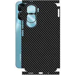 Защитная пленка StatusSKIN для Honor 90 Lite Корпус Винил Карбон черный